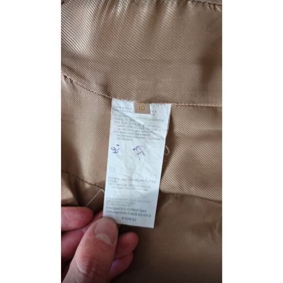 Valentino Roma Beige Wool & Cashmere Suit IT40 / S - Picture 9 of 10